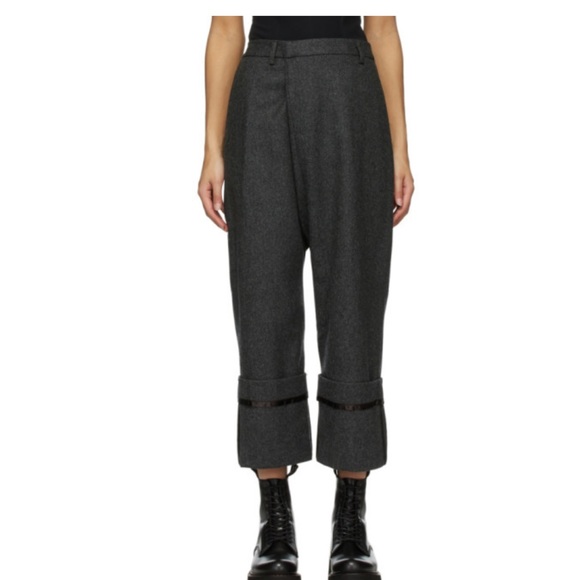COPY - R13 wool flannel cropped trouser - Picture 4 of 10
